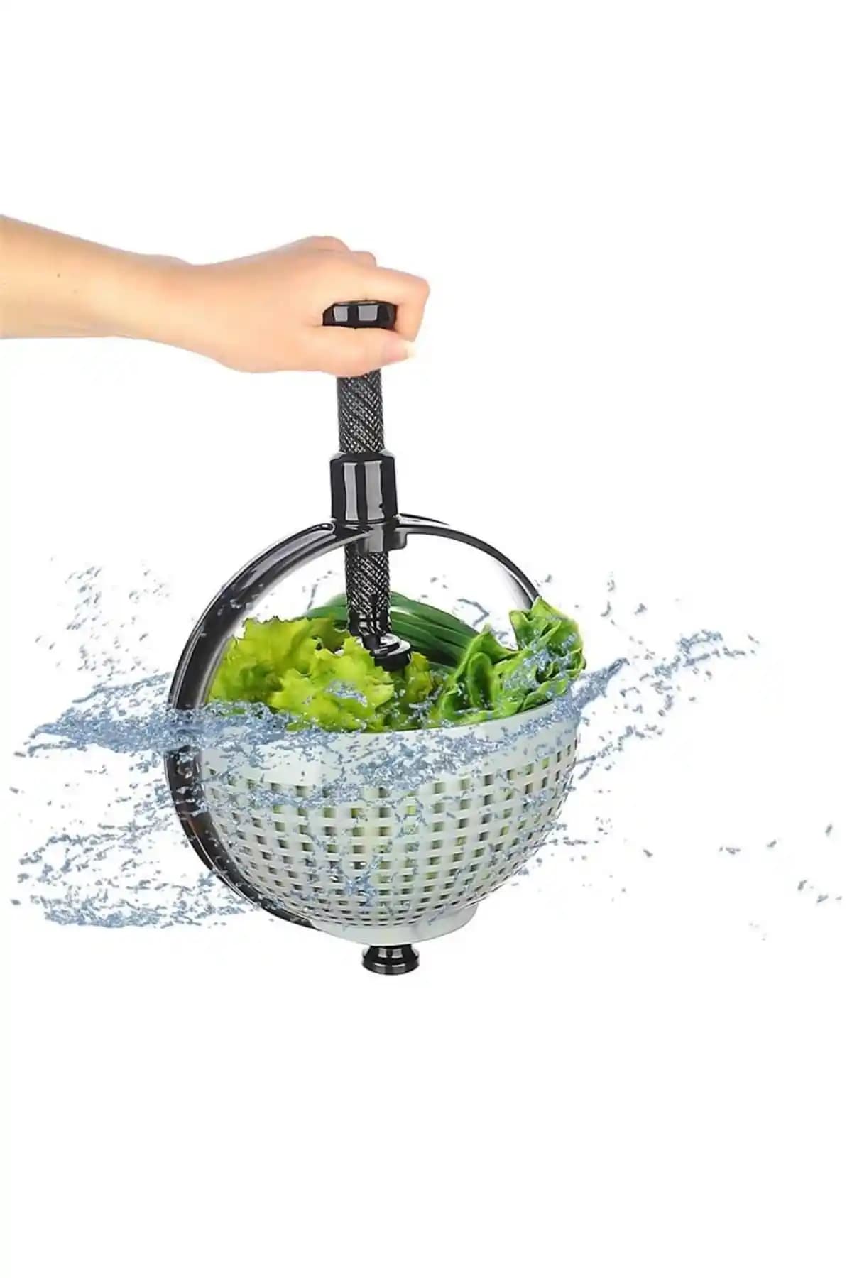 Dükkanönü Titiz Express Salata Kurutucu Süzgeç AP-9148: Pratik ve Dayanıklı Mutfak Gereci