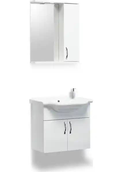 Saydam MDF Banyo Dolabı 55 cm modern tasarım ve fonksiyonellik ile banyonuzu yeniler