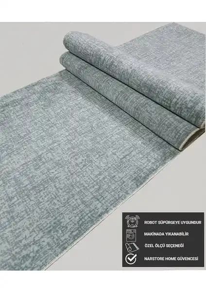 NarStore Home Düz Gri ve İskandinav Desen Gri Yolluk Halıların Karşılaştırması