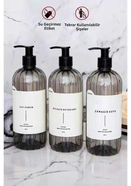 Homence Sıvı Sabun Seti Modern ve Pratik Temizlik Çözümünüz Olmaya Hazır