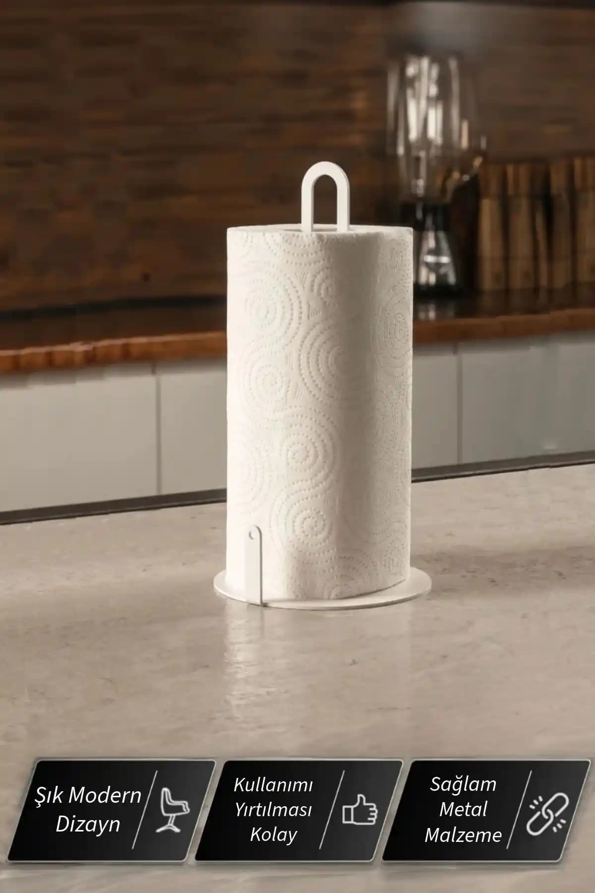 3art Metal Metal Havlu Peçetelik Modern ve Dayanıklı Tasarımıyla Mutfak Dekorasyonunuza Şıklık Katar