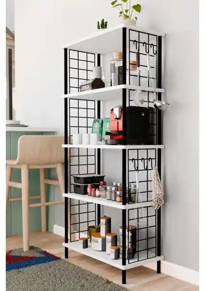 Çok Amaçlı Metal Raf Sistemi: Dayanıklı ve Pratik Depolama Çözümü